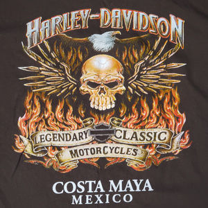 Harley Davidson Motorcycle Men’s Costa Maya, Mexic
